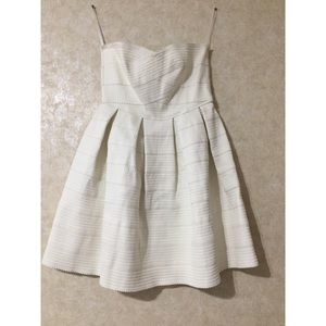 Strapless flair dress